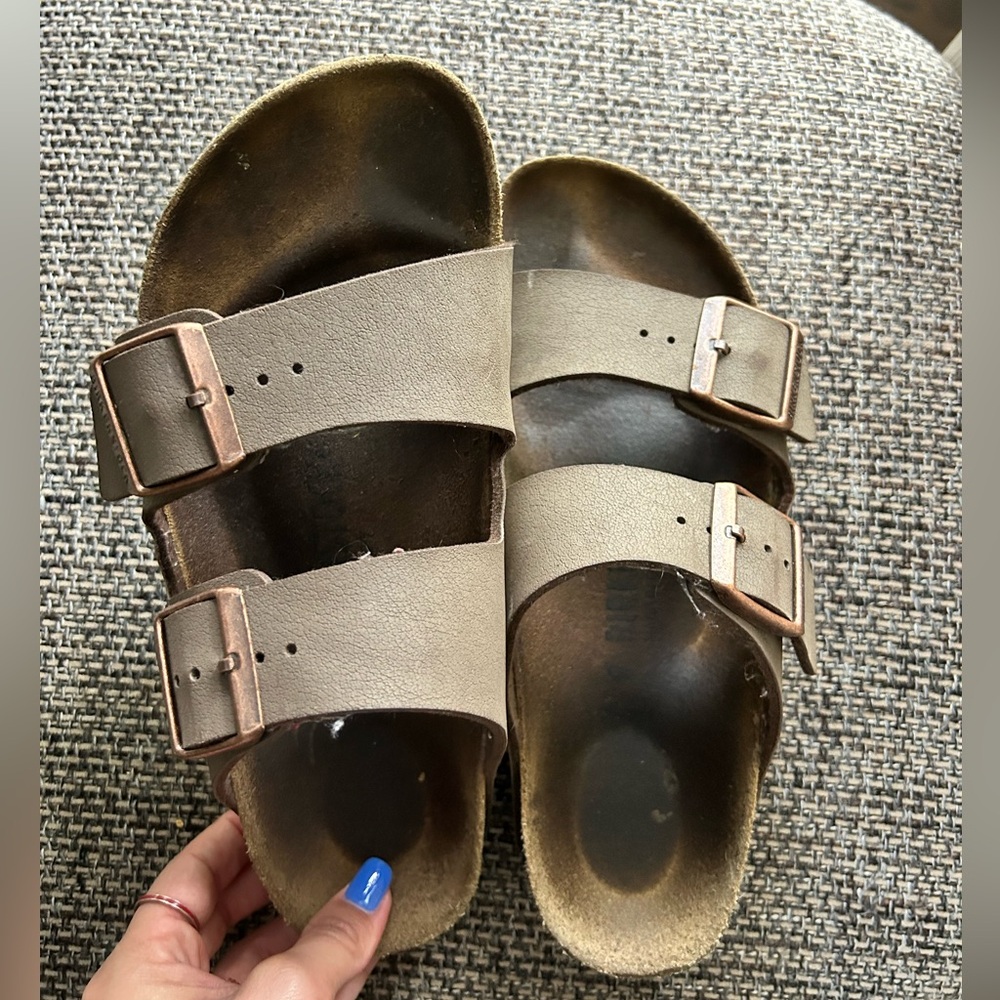 Brown Leather Birkenstocks